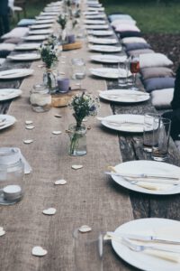 Glamping-Hochzeit Catering